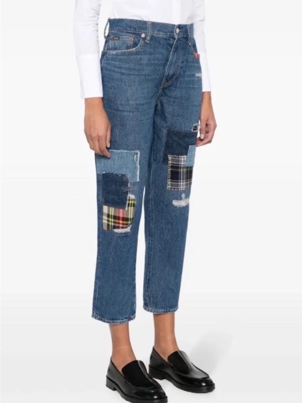 Polo Ralph Lauren Patchwork
Slim Boyfriend Ankle Jeans. New with tags size 25